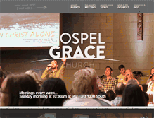 Tablet Screenshot of gospelgracechurch.com